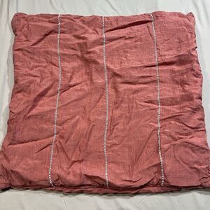 Ralph Lauren Oxford Dusty Rose Linen Cushion Cover 100% Linen Boho Farmhouse